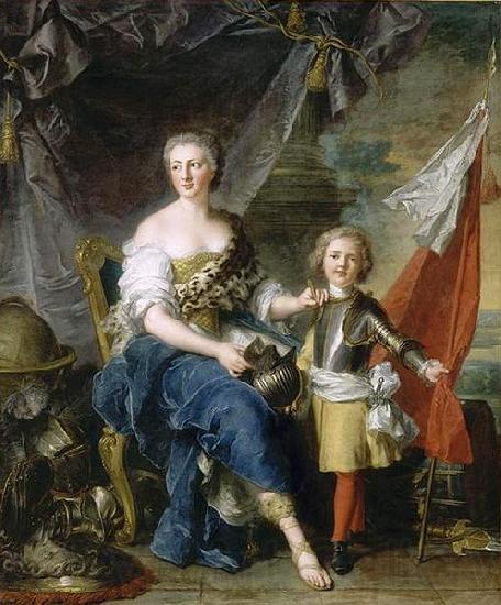 Jean Marc Nattier Portrait of Jeanne Louise de Lorraine France oil painting art